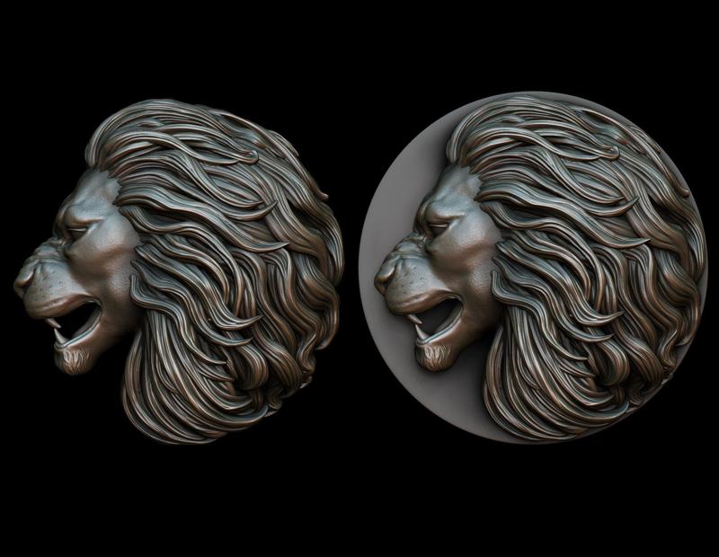 Lion pendant 2 – three versions
