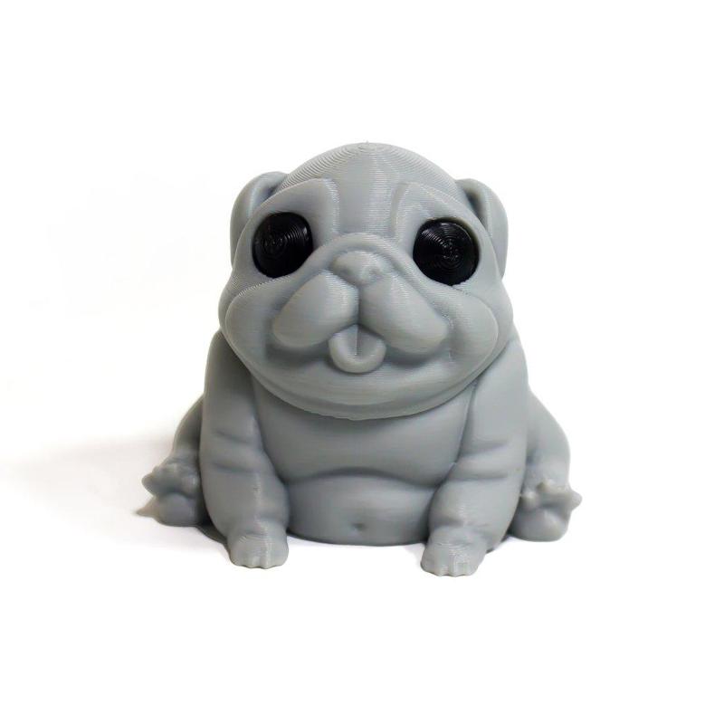 Bulldog Pup Figurine (No Supports Required)