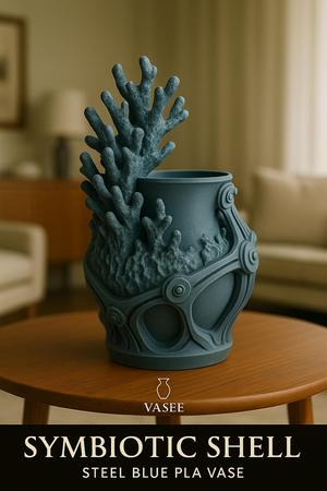 Vase Art – coral reef organizer pot with sea charm