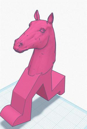 Horsey head