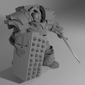 IW 4th Legion Chonky Austrian with Sword and Board