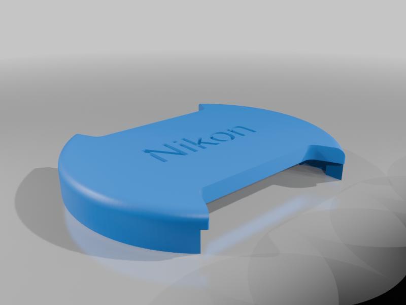 Lens Cap With “Nikon” Text