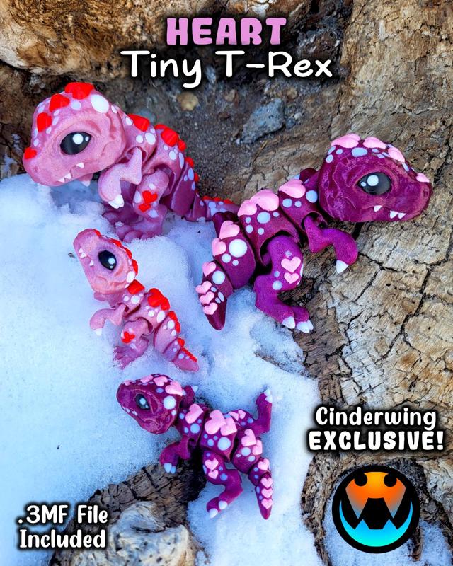 Tiny Heart T-Rex