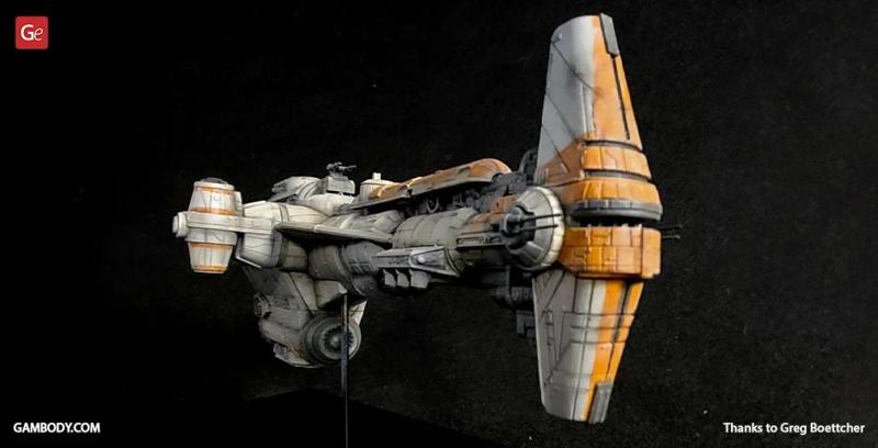 Hammerhead Corvette 3D Printing Model | Assembly