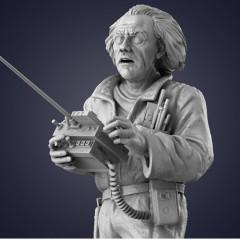 Doc Brown 3D Printing Figurine | Assembly