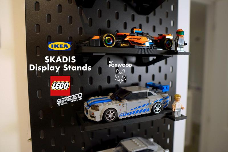Speed Champions Ikea Skadis Display stands – Brick