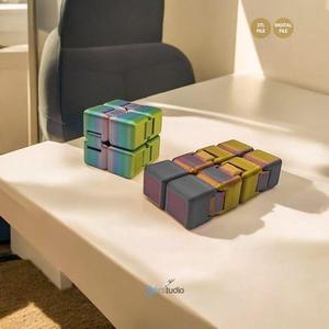 Infinity Cube 3D Stl Files, 3D Cube Toy Print Files