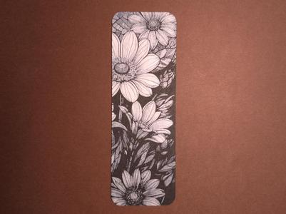 Mosaic Flowers Bookmark