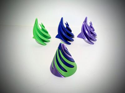 Triple Self-Passthrough Cone
