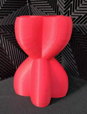 Stacked Double Heart Vase