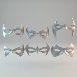 6 Batman sidekicks eye masks