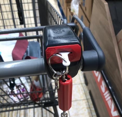 Aldi Cart keychain