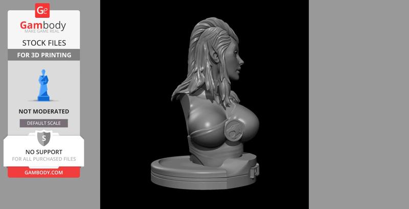 Bust Pumyra Thundercats collectibles stl files