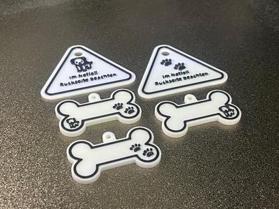 Dog Tags/Customizable / Dog Tag ID / Dog Name Tag