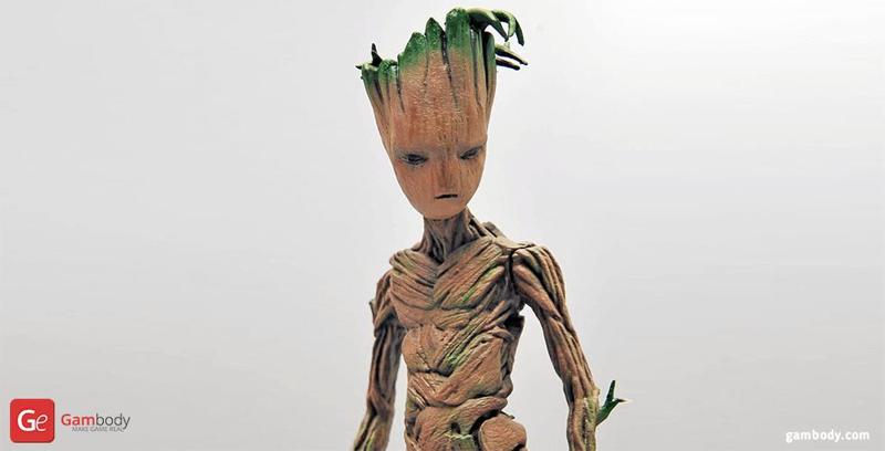 Teenager Groot 3D Printing Figurine | Assembly