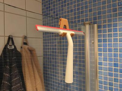 Ikea LILLNAGGEN squeegee hanger for shower doors
