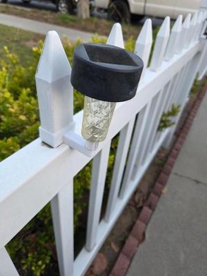 Dollar Tree Solar Light Fencopost Holder
