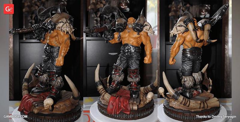Garrosh Hellscream 3D Printing Figurine | Assembly