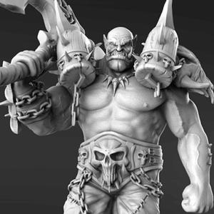 Garrosh Hellscream 3D Printing Figurine | Assembly