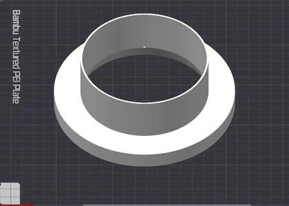 100 mm Hose adapter to Genvex exhaust valve