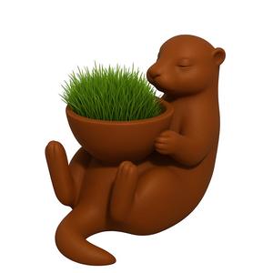 Otter Bowl Planter