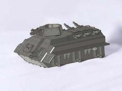 Troop transport tank w. wheels Wh40k (full print)