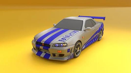 RC 1/10 Skyline r34 – Fast & Furious – TT-02