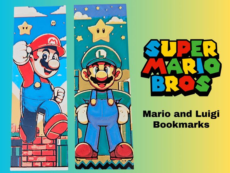 Super Mario Brothers — Mario and Luigi Bookmarks