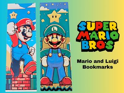 Super Mario Brothers — Mario and Luigi Bookmarks