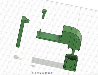 Ender 3 V3 SE Hotend 5015 Fan Housing Upgrade