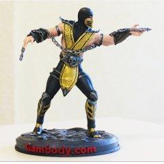 Scorpion Mortal Kombat 3D Print Model | Static Figure