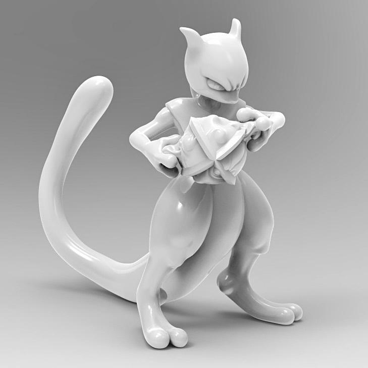 Mewtwo 3D Pokemon Model