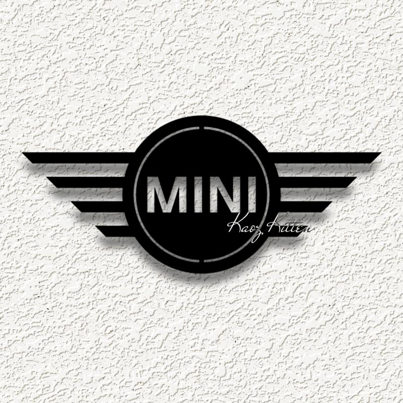 mini cooper car emblem lo WALL ART HOME DECORtl