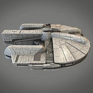 Ebon Hawk STL files for 3D Printing | Assembly Model