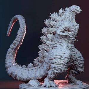 Shin Godzilla 3D Printing Figurine | Assembly