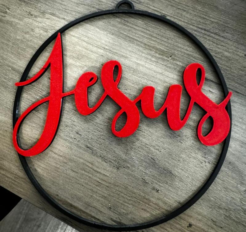 Jesus Colorful Wall Art