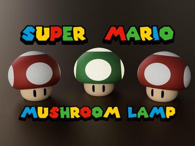 Super Mario Mushroom Lamp – Kit 001