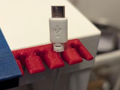 USB cable holder