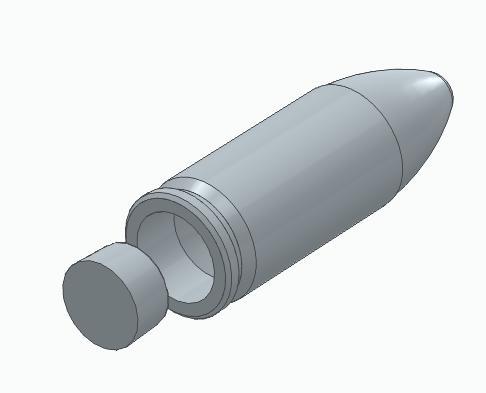 9x19mm Snap Cap with Sacrificial Primer Cap (Tested)