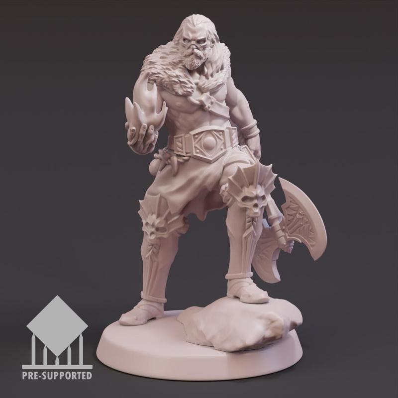 Barbarian – Masked Sorcerer – Display Figure/Tabletop Miniature (28mm&75mm)