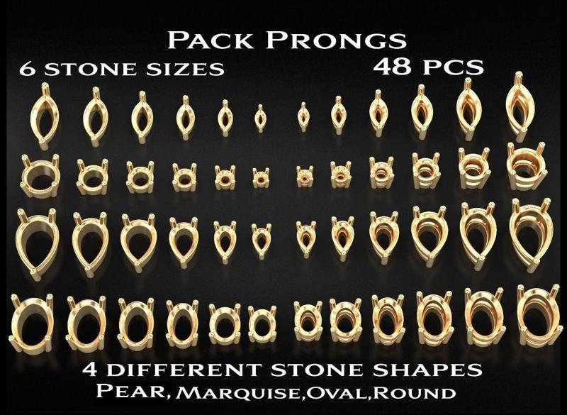 Pack of Prongs for Gems 704