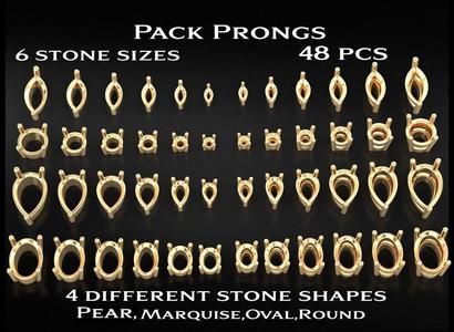 Pack of Prongs for Gems 704