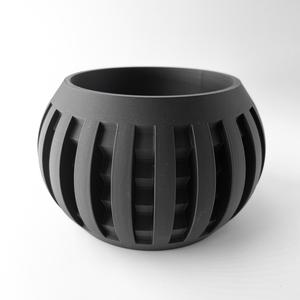 The Amada Planter Pot with Drainage Tray & Stand | Modern and Unique Home Decor for Plants