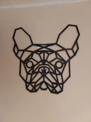 French bulldog wall face decor
