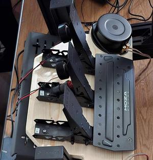 Moza SR-P Lite bass shaker mount   