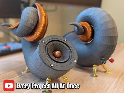 Unique DIY Spiral Speakers   