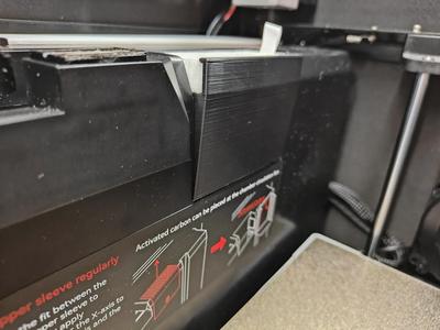 Qidi Plus 4 Filtration System - Angled   