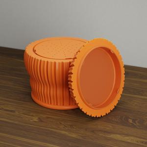 ORGANIC PUMPKIN TWIST-OFF PLANTER