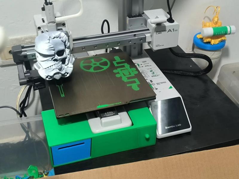 A1 mini Left and Center Storage Boxes, Essential Accessory for New Machines, Parts Box, Tool Box, Storage Box, Separate Printing, No Need for Multicolored Accessories