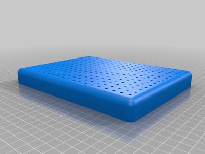 Hobby Model Parts Holder Airbrush Paint Spray Booth Clip Base 15×20 cm (14×19 holes)